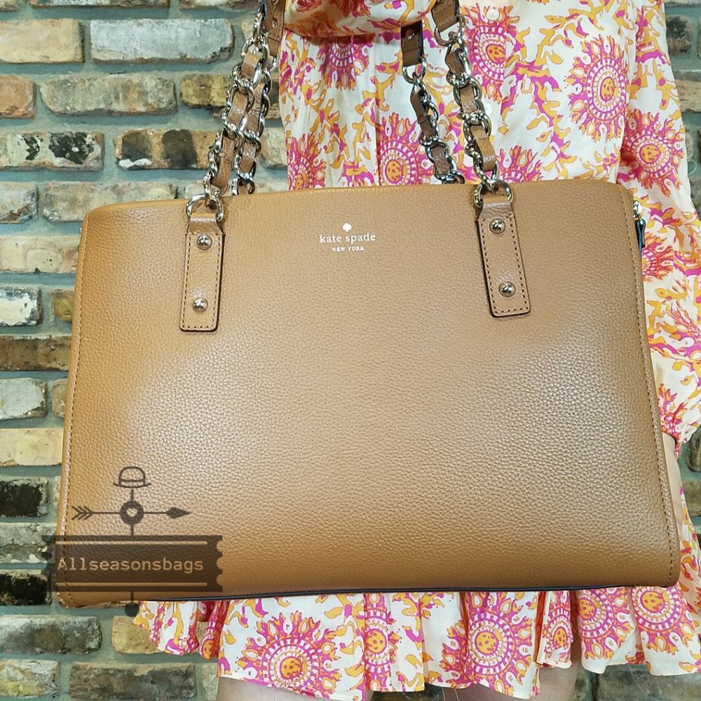 Warm Gingerbread Kate Spade Andee Cobble Hill Tote - Picture 4 of 9